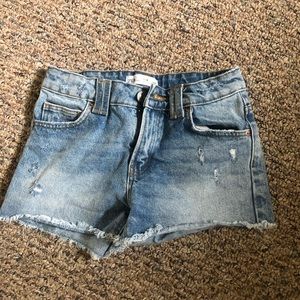 Girls Zara denim short